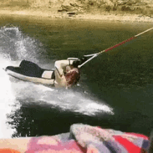 water skiing fail hold on boating boat