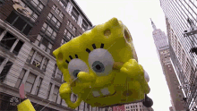 Smiling Spongebob GIF - Smiling Spongebob Macys Thanksgiving Day Parade GIFs