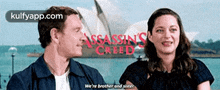 Assassinccreedwe'Re Brother And Sister.Gif GIF - Assassinccreedwe'Re Brother And Sister Marion Cotillard Michael Fassbender GIFs