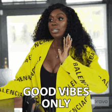 Good Vibes Only Real Housewives Of Potomac GIF - Good Vibes Only Real Housewives Of Potomac Positive Vibes Only GIFs