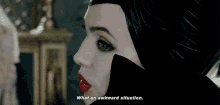 Applicable Always GIF - Maleficent Angelina Jolie What An Awkward Situation GIFs