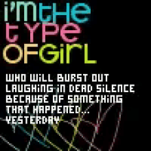 type type of girl
