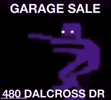 Garage Sale480dalcross Dr Nicolas Nunez Purple Guy GIF - Garage Sale480dalcross Dr Nicolas Nunez Garage Sale Purple Guy GIFs