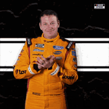 Clapping Michael Mcdowell GIF - Clapping Michael Mcdowell Nascar GIFs