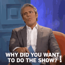 Why Did You Want To Do The Show Andy Cohen GIF - Why Did You Want To Do The Show Andy Cohen For Real The Story Of Reality Tv GIFs