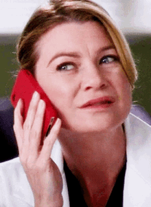 Greys Anatomy Meredith Grey GIF - Greys Anatomy Meredith Grey On Phone GIFs