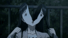 tag team anime half face creepy tag team anime half face creepy