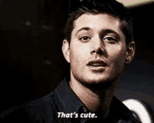 Thats Cute Jensen Ackles GIF - Thats Cute Jensen Ackles Dean Winchester GIFs