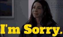 Greys Anatomy Amelia Shepherd GIF - Greys Anatomy Amelia Shepherd Im Sorry GIFs