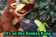 Donkey Kong Banana GIF - Donkey Kong Banana Nintendo GIFs