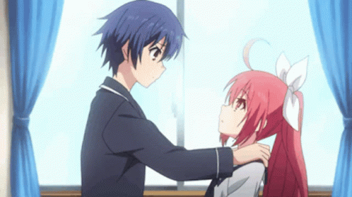 Anime Boy Hugging Girl Gifs Tenor