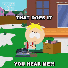 That Does It Butters Stotch GIF - That Does It Butters Stotch South Park GIFs