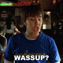 Wassup Viola Hastings GIF - Wassup Viola Hastings Shes The Man GIFs