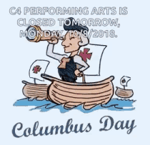 columbus day captain telescope