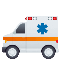Ambulance Travel Sticker - Ambulance Travel Joypixels Stickers