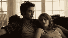 Couch Couple On Sofa GIF - Couch Couple On Sofa Lay Head Shoulder GIFs