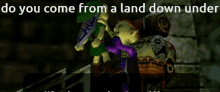 Do You Come From A Down Under Majoras Mask GIF - Do You Come From A Down Under Majoras Mask Happy Mask Salesman GIFs