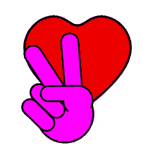 peace love happy heart share