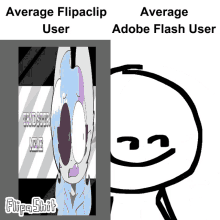 Animation Meme Flipaclip GIF - Animation Meme Flipaclip Average Fan Vs Average Enjoyer GIFs