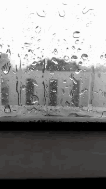rain mood droplets jendela tetesan