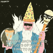 wizard stoner pizza weed orb
