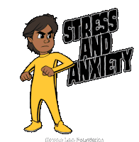 Mental Health Anxiety Sticker - Mental Health Anxiety Bruceleefoundation Stickers