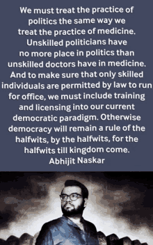 Abhijit Naskar Meritocracy GIF - Abhijit Naskar Naskar Meritocracy GIFs
