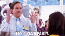 Superstore Glenn Sturgis GIF - Superstore Glenn Sturgis Its A Pizza Party GIFs