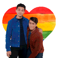 Happy Pride Victor Salazar Sticker - Happy Pride Victor Salazar Rahim Stickers