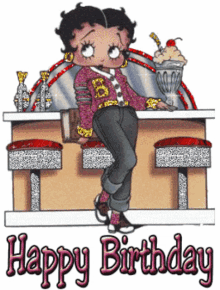 Betty Boop Happy Birthday Gifs Tenor
