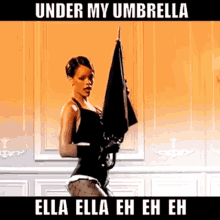 Umbrella Rihanna GIF - Umbrella Rihanna Ella Ella GIFs
