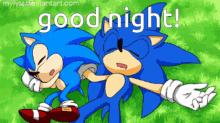Good Night Sonic GIF - Good Night Sonic Classic GIFs