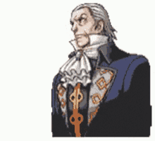 Ace Attorney Ace Attorney Confident No GIF - Ace Attorney Ace Attorney Confident No Von Karma Confident GIFs