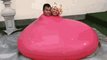Chicky Pie Balloon Challenge GIF - Chicky Pie Balloon Challenge Balloon Pop GIFs
