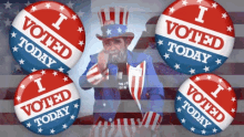 I Voted I Voted Today GIF - I Voted I Voted Today I Voted Pin GIFs