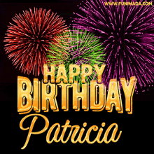 Patricia Happy Birthday GIF - Patricia Happy Birthday Fireworks GIFs