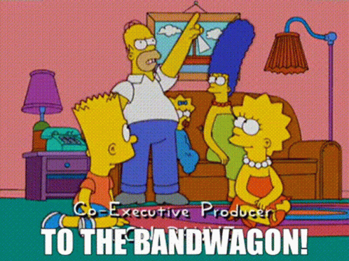 The Simpsons Homer GIF - The Simpsons Homer To The Bandwagon GIFs
