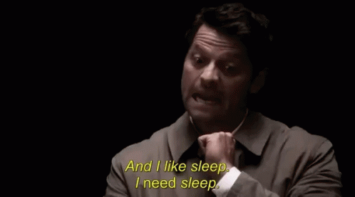 Castiel And I Like Sleep I Need Sleep GIF - Castiel And I Like Sleep I Need Sleep Spn GIFs