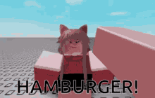 Hamburger Roblox GIF - Hamburger Roblox Video Game GIFs