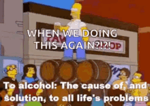 The Simpsons Homer Simpson GIF - The Simpsons Homer Simpson Alcohol GIFs