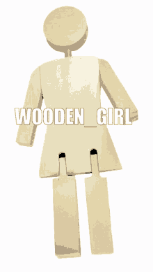 wooden guy wooden girl wooden