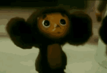 чебурашка грустный грусть мультфильм GIF - Cheburashka Sad Upset GIFs