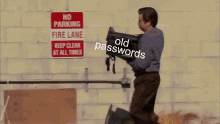 password trash throw away old password parks and rec