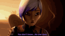 Star Wars Sabine Wren GIF - Star Wars Sabine Wren You Dont Know GIFs