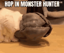 Monster Hunter Hop In GIF - Monster Hunter Hop In Monster Hunter World GIFs