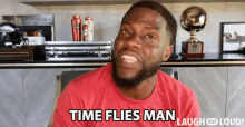 Time Flies Man Kevin Hart GIF - Time Flies Man Kevin Hart Cold As Balls GIFs
