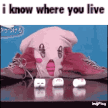 Bv0j Kirby Eat Marshmellow GIF - Bv0j Kirby Eat Marshmellow I Know Where You Live GIFs