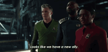 Looks Like We Have A New Ally Captain Christopher Pike GIF - Looks Like We Have A New Ally Captain Christopher Pike Admiral Robert April GIFs