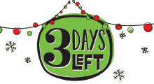 christmas countdown 3days until christmas 3days left christmas countdown 3days until christmas 3days left