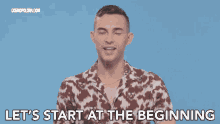 Lets Start At The Beginning Get Going GIF - Lets Start At The Beginning Lets Start Begin GIFs